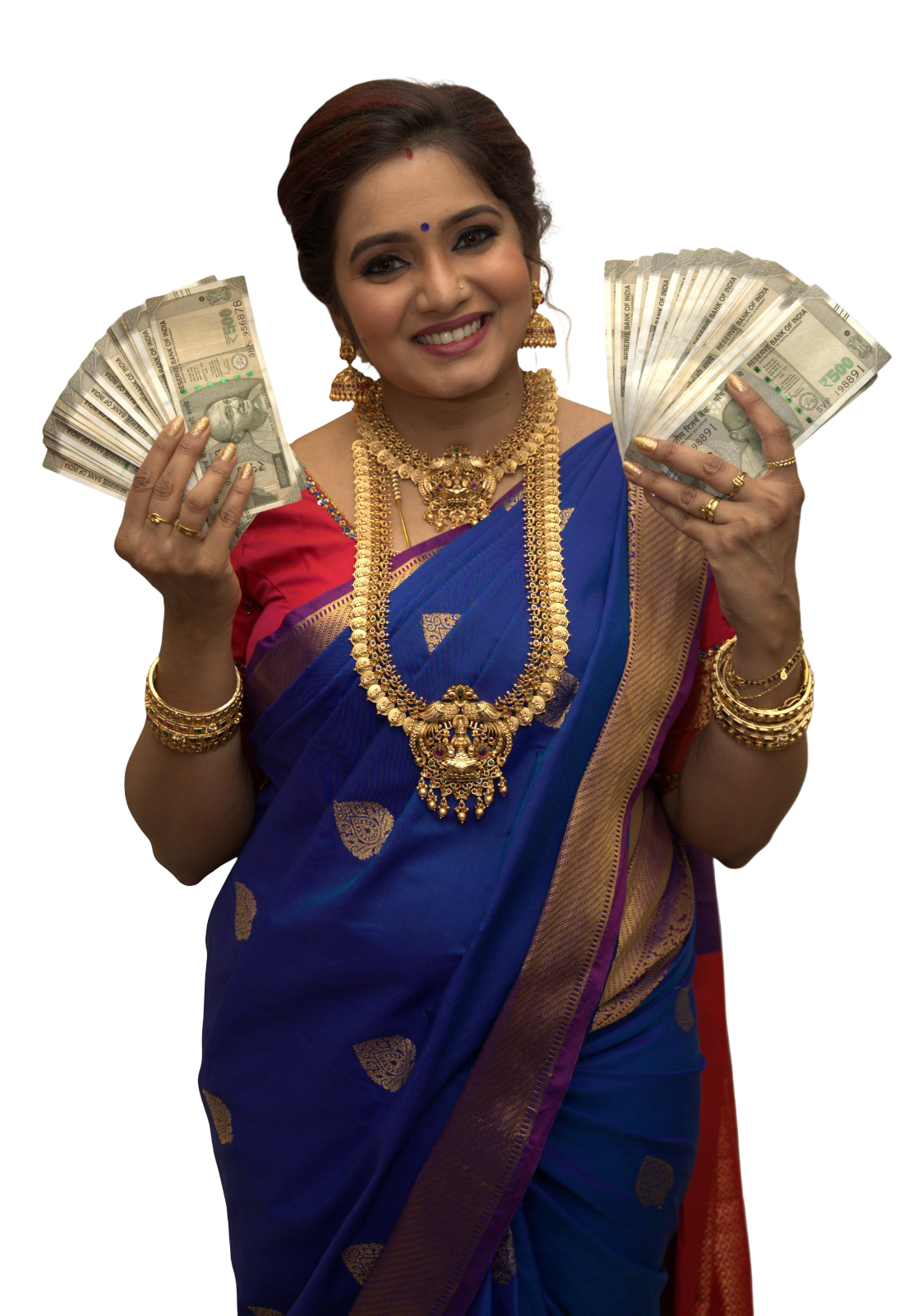 Gold buyer with jewellery